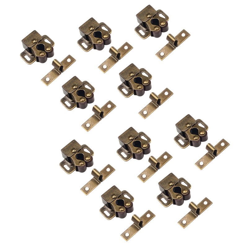 Unbranded 10Pcs Cabinet Catches Cupboard Stop Closer For Wardrobe Hardware