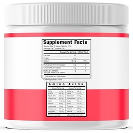 Creatine for Women | Creatine Monohydrate Powder 5G + 5000mg Collagen + 1000mg BCAA 2:1:1 Powder (30 Serving) Support Glutes, Lean Muscles, Recovery, Energy & Stamina Non-GMO, Gluten Free - USA Made
