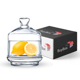 the mask el turko Multipurpose Glass Mini Container with Lid, Avocado, Onion, Tomato, Lemon Keeper/Saver/Holder - Pepper and Salt Cellar with Lid, Home, Kitchen&Bathroom Organizer (1 PCS)