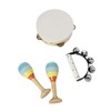 Vertbaudet Percussion Set for Children Made of Wood, Multi-Colour, One