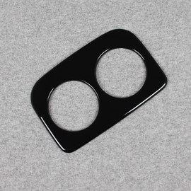 RUIQ Subaru Crosstrek Impreza GU Series Interior Rear Seat Drink Holder Cover Garnish for Subaru Crosstrek Impreza Design Piano Black
