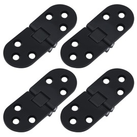 Antrader 4Pcs Heavy Duty Sewing Machine Folding Table Flip Top Hinge Butler Tray Hinge 3.1"x1.15", Black