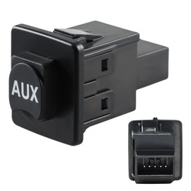 KPALAG Car Auxiliary Plug Port Socket AUX Input Jack Assembly Compatible with Honda Civic 2012 Replace#: 39112-TR0-A01