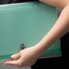 D.RECT 110576 5540 Expanding File Folder Expandable Document Folders, Green,