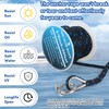 Premium Anchor Rope 50 ft x 3/8 inch, Solid Braid