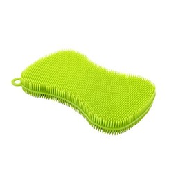 Kuhn Rikon Stay Clean Silicone Scrubber, Green