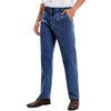 voeeron Mens Elastic Waist Jeans Relaxed Fit Men's Jeans with