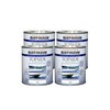 Rust-Oleum 206999-4PK Marine Coatings Topside Paint, Quart, White, 4 Pack