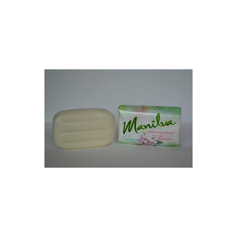 MANILVA. JABON DE TOCADOR NATURAL FLOR DE ALMENDRO. Paquete de