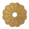 Tiazza 10Pcs Brass Backplate Washers Classical Furniture Decoration Gasket Brass