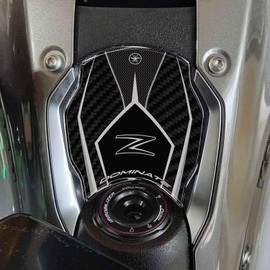 3D Motorcycle Ignition Key Sticker Compatible with Kawasaki Z900 2025 Grey