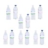 40pcs Dollhouse Water Bottles Set 4 Styles Miniature Drinking Accessories