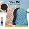 NICEYEA Muslim Prayer Rug with Tassels Soft Islamic Turkish Prayer