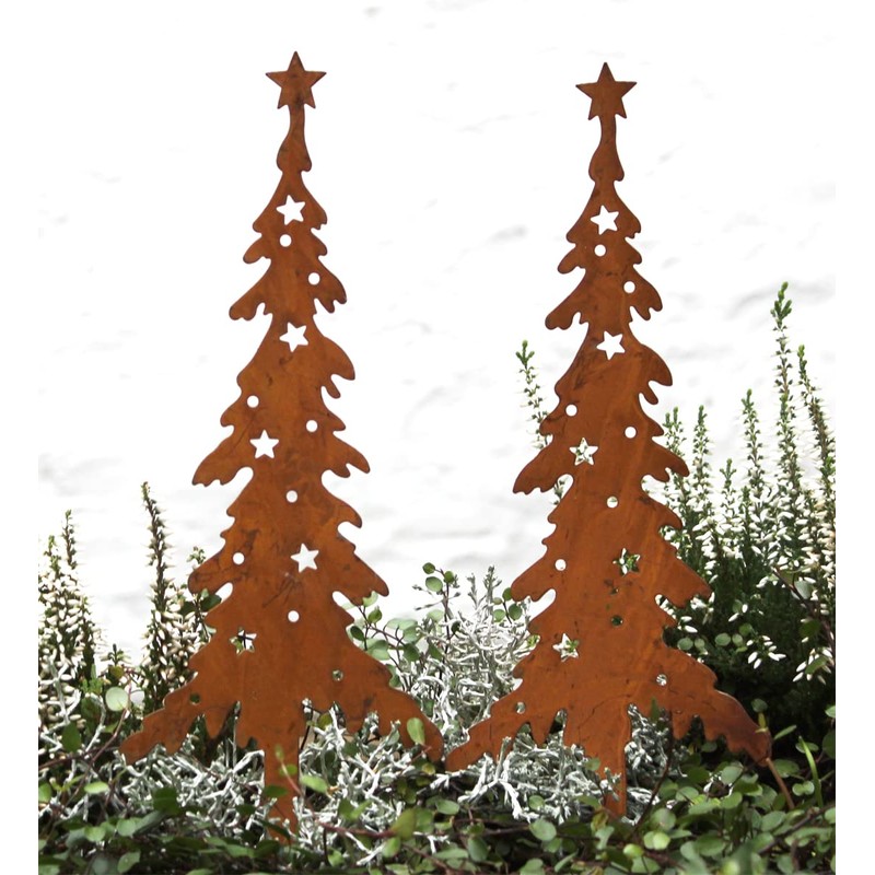 LB H&F Lilienburg Christmas Decoration Rust Metal Weatherproof
