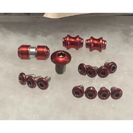 DH Translucent Red Torx Screws, Thumb Stud & Standoff For Benchmade 940-2 Knife