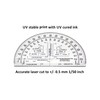 MTT PL RA 6IN Protractor with Degrees and mils, Graduated