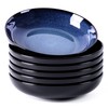LERATIO Large Pasta Bowls,38oz Ceramic Pasta Bowls,9.0" Reactive Glaze Pasta