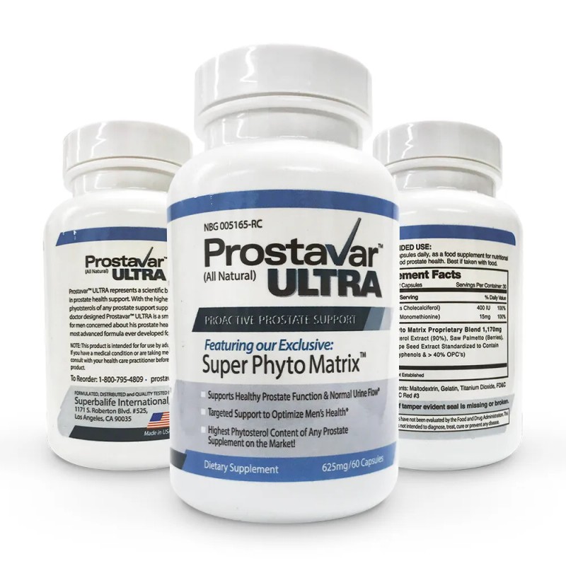 Prostavar Ultra 1 Bottle New Improve From Maker of Original