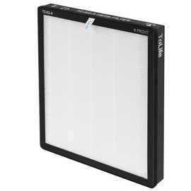 ToLife TZ-K2 Air Purifier Replacement Filter, 3-in-1 HEPA High-Efficiency Activated Carbon Filter, TZ-K2-A, 1 Pack, White