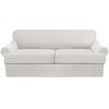 GAMUKAI 3-Piece T-Cushion Sofa Slipcover – Premium Stretch Sofa Cover
