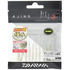 DAIWA Worm Tsukiyobijin Aging Beam Extra 2 Inch Sesame Salt Whitebait Lure