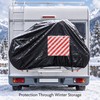 RV Caravan Rear Bike Cover for 1-2 Bicycles, 210D Oxford