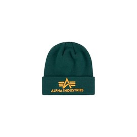 ALPHA INDUSTRIES Unisex Beanie Hat, Force Green, Unit size