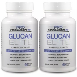 Pro Formulations MD Glucan Elite - 1,3D Beta Glucan 85% - 2 bottles
