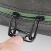 RIBHNXHI Backpack Zipper Lock Zipper Clip Theft Deterrent Dual Size