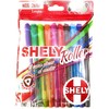 SHELY Set de Plumas de Colores Roller 10 Colores Diferentes