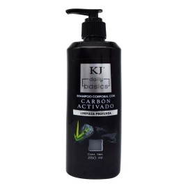 KJ Shampoo Corporal Con Carbón Activado Kj Original