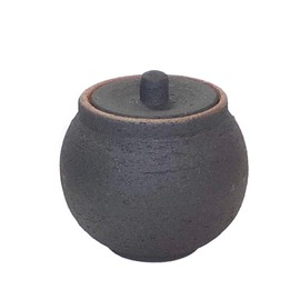 Landscape.com Hephamon, Salt Jar, Small, Black, Made in Japan
