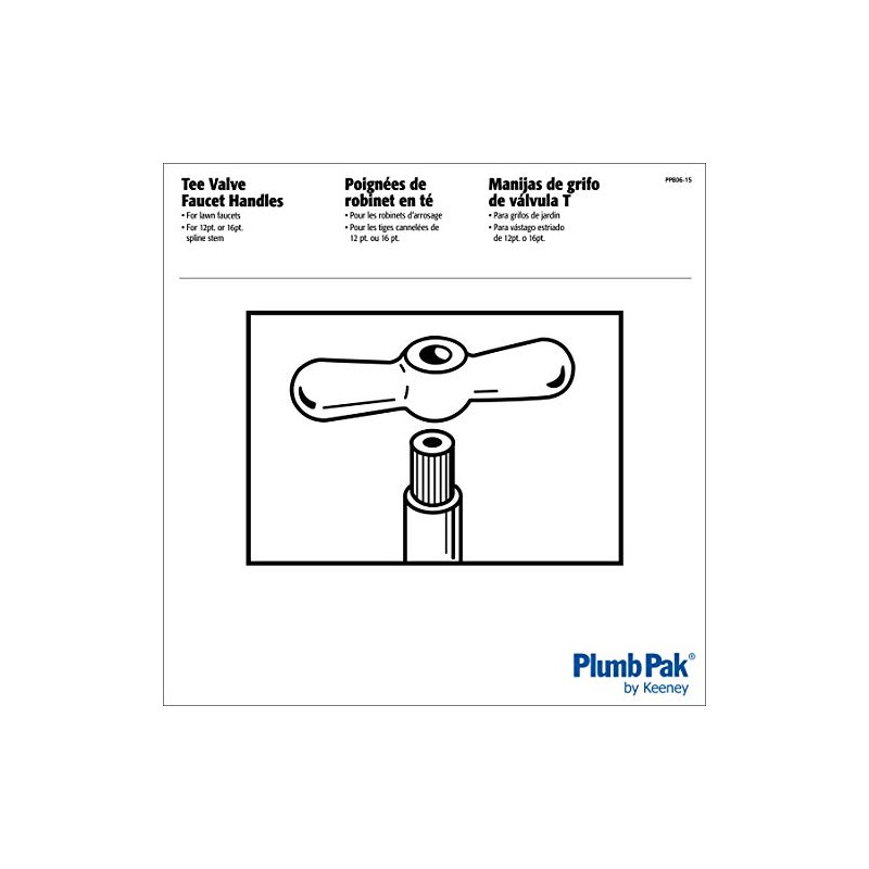 Plum Pak Keeney PP806-15 Plumb Pak Corp Lawn Faucet Hose