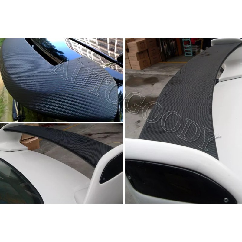 AUTOGOODY 120" x 60" Black Carbon Fiber Vinyl Wrap 3D