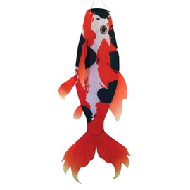 In the Breeze 5117 Realistic Fish Windsock-Hanging Outdoor Decoration, 48 Inches, 48" Red Koi