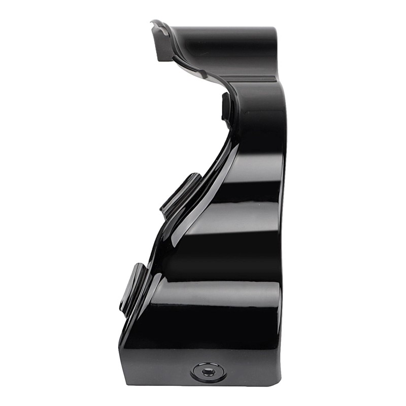 Unbranded Gloss Black Batwing Lower Trim Skirt Fairing For Harley