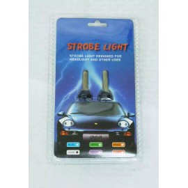 fatasticar Headlight Strobe Lights with White Silicon Sleeve