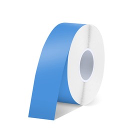 SUPVAN Thermal Label Tape, E10/16 Labels, Continuous Label Tape, 15 mm x 6 m, Waterproof Labels, Suitable for Home, Office, School (Blue)