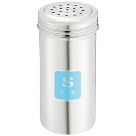 Endo Shoji TKG Seasoning Container, Long, Commercial Use, Acrylic Lid Included, 18-8 Stainless Steel