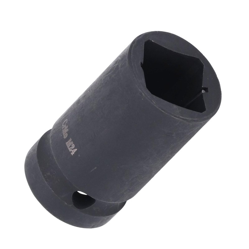Fafeicy M24 1/2" Square Tap Socket, Chrome Molybdenum Steel, Hex