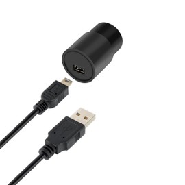 Bresser USB Microscope MicrOcular Telescope Camera Full HD Resolution, with Integrated UV/IR Blocking Filter and Various Adapters for Microscopes and Telescopes