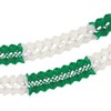 Papstar Garland Wider Area, Green / White, 16 Cm, 10 M