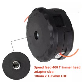 3Pcs SRM-225 String Trimmer Head For Echo Eater Speed-Feed 400 SRM-230 SRM-210 SRM2100 SRM225 PAS210 PAS225 PAS230 PAS260 Shiandaiwa T195S T220 T222 T230 T231 Fit Most Echo SRM Straight Axle Trimmer