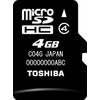 Toshiba 4 GB Micro SD Memory Card