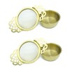 Juliyeh 2 Pack Filter Tea Mesh with Drip Bowls Tea