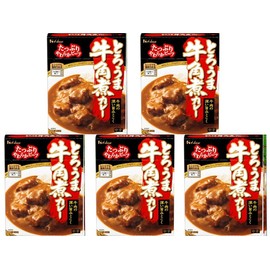 House Foods Japanese Curry Sauce Medium Hot Stewed Beef Curry 7.05oz(200g) Pack Of 5