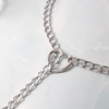 MILAKOO Heart Pendant Necklace for Women Cuban Link Slip Chain