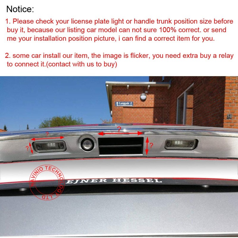Car Reversing Camera Parking Aid Colour Camera Reversing System Replacement