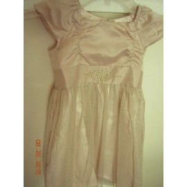 Avon NWT New size 3T Girl's Tan Shimmering Dazzle Dress