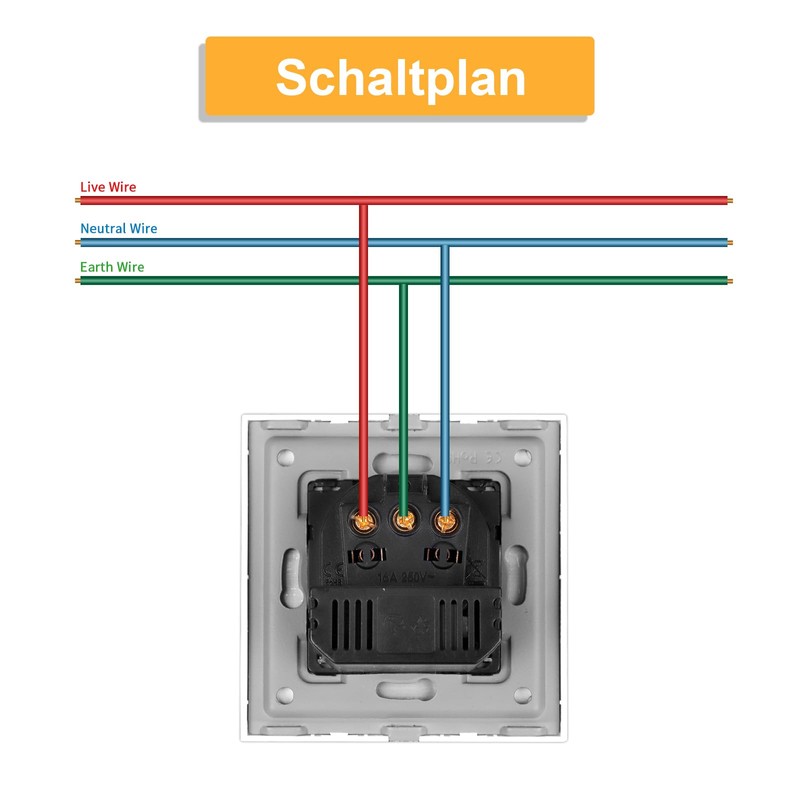 CNBINGO Single Socket with 2 x USB Ports (20 W